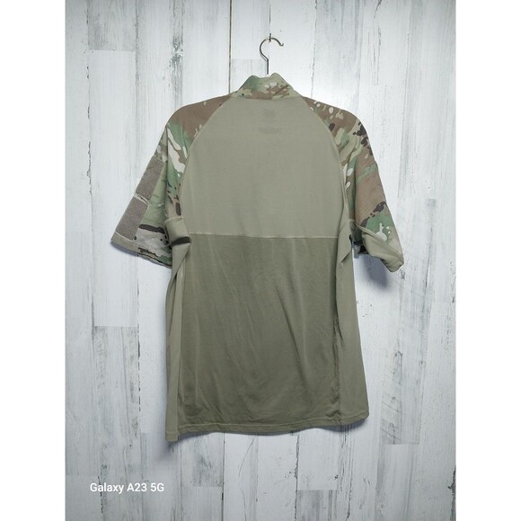 Mission Made Tactical Shirt Short Sleeve 1/4 Zip Pullover Camo Combat Men Large - Picture 5 of 5